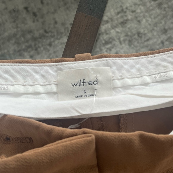 New Aritzia Wilfred Effortless Saville High-Waisted Wide-Leg Pant Trousers Sz 6 - Picture 7 of 11
